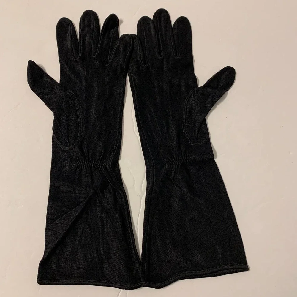 Vintage‎ Opera Gloves Black 12